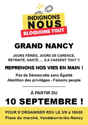 Invitation assemblée du 3/9